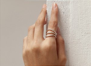 ANEL ONDAS SÓ PRATA