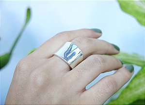 ANEL CHAPA LISA SO PRATA PRATA