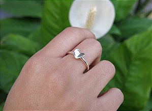 ANEL CORAÇÃO MOVIMENTO SÓ PRATA PRATA