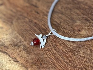 PINGENTE COELHINHO CORNALINA