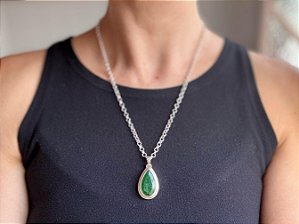 COLAR CORRENTE CAIXA ESMERALDA III ESMERALDA