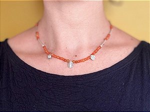 COLAR ELEMENTOS CANUTILHO E ÁGATA