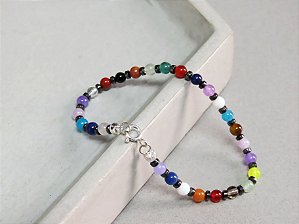 PULSEIRA QUARTZO COLORIDOS AMETISTA