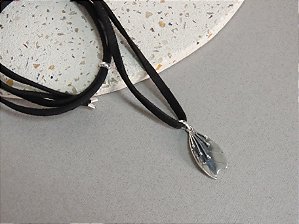 PINGENTE FOLHA DE JENIPAPO PRATA