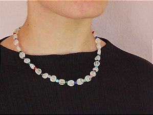 COLAR CRISTAL DE ROCHA E PEDRAS VARIADAS