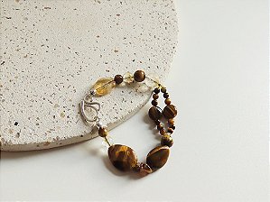 PULSEIRA EXÓTICA OLHO DE TIGRE