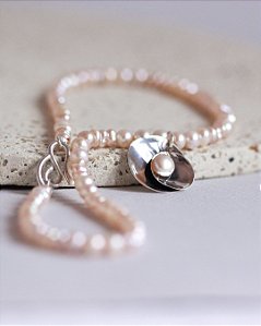 COLAR CONCHA PÉROLA BIWA