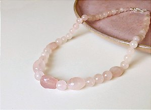 COLAR QUARTZO ROSA II QUARTZO ROSA