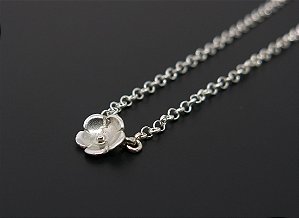 COLAR VIOLETA SÓ PRATA