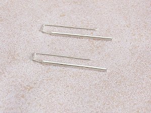 BRINCO RAYO SÓ PRATA LONGO