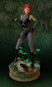 Figure Regina - Dino Crisis - Colecionável