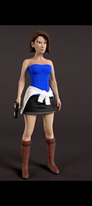 Jill Valentine - Resident Evil 3 Clássico - Toon