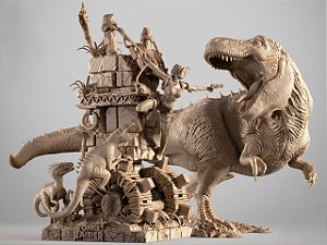 Diorama Lara Croft:  Tomb Raider - Lost Valley