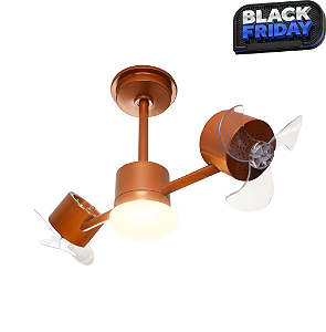 Ventilador de Teto Treviso Infinit LED Cobre Bivolt