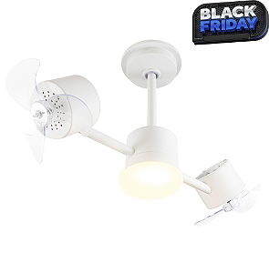 Ventilador de Teto Treviso Infinit LED Branco Bivolt