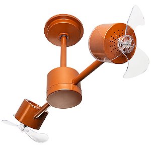 Ventilador de Teto Treviso Infinit Cobre C/ Controle Remoto