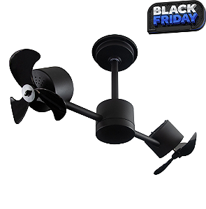 Ventilador de Teto Treviso Infinit Preto C/ Controle Remoto