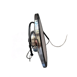 Difusor + Placa de LED para Ventilador de Teto Treviso Confort -  Cromado