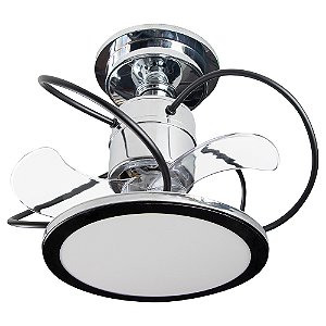 Ventilador de Teto Treviso Cromado Confort LED3000K Controle
