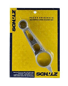BIELA ALUMINIO COMPRESSOR CSL 10/15 BR MODELO BRAVO 709.1261-0/AT SCHULZ