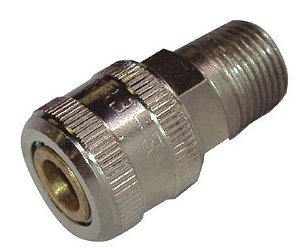 ENGATE RAPIDO C/ROLETE ROSCA MACHO 1/2 LUB2000B LUBEFER