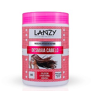 Máscara Ultra Hidratação Desmaia Cabelo 1kg Lanzy