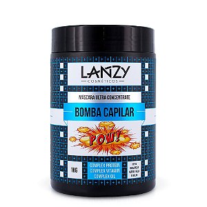 Máscara Ultra Hidratação bomba Capilar 1kg Lanzy