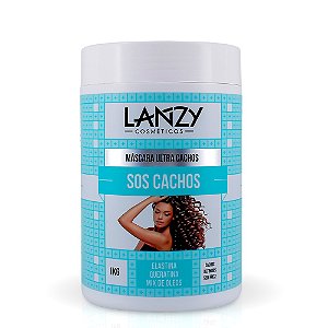 Máscara Hidratação Sos Cachos Ativa Cachos 1kg Lanzy