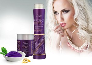 Kit Protect Blond Matizador Cabelos Loiros Suave Fragrance