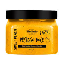 Esfoliante Corpo e Rosto Pêssego Doce  Rhenuks
