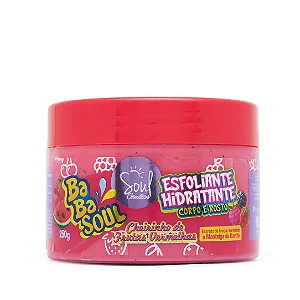 Esfoliante Hidratante para Corpo e Rosto Cheirinho de Frutas Vermelhas - Babasoul 250g