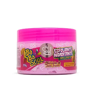 Esfoliante Hidratante para Corpo e Rosto Cheirinho de Tutti-Frutti - Babasoul 250g