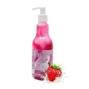 Gel Hidratante para Virilha, Coxas E Bumbum Body Girl Morango Chantilly
