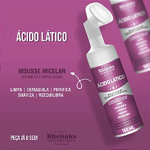 Mousse Micelar ácido latico Rhenuks