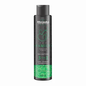 Shampoo For Family 3 em 1 - Caixa com 12 unidades - RHENUKS