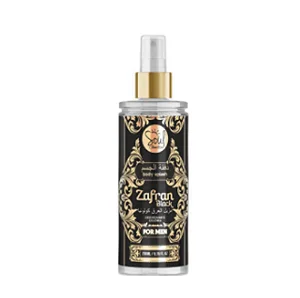 Body Splash Zafran Black For Men Árabe Soul