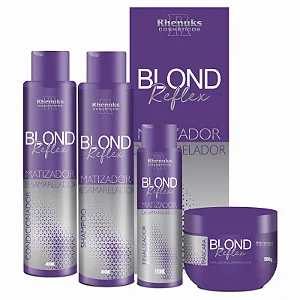 Kit Capilar Blond Reflex - Matizador Desamarelador Rhenuks