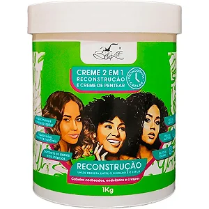 Creme 2 em 1 Reconstrução - Creme de Pentear Belkit