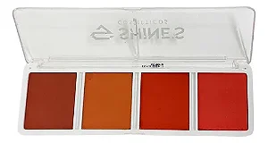 PALETA DE BLUSH SHINES 4 CORES