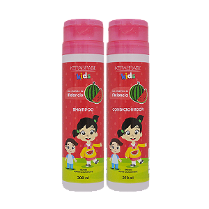 Linha infantil da Kerabrasil Kids com cheirinho de melancia