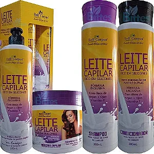 Kit Capilar Leite Capilar Bell Corpus