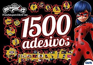 Ladybug - Prancheta para colorir com 1500 adesivos