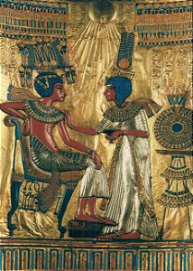 Cartão Tutankhamun's throne
