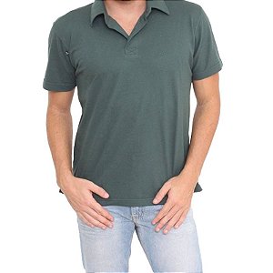 Camisa Polo Oitavo Ato Bordada Verde