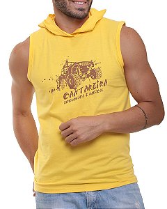 Camiseta Regata Oitavo Ato Cantareira Com Touca Jeep Amarelo