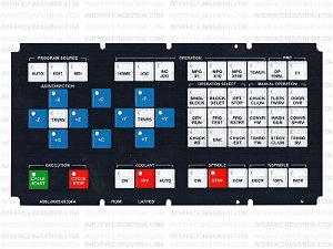 Painel de Membrana para Fanuc A98L-0005-0033#A
