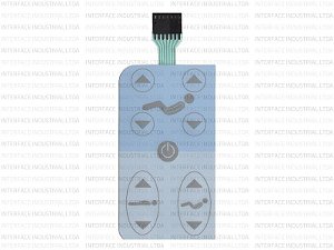 Teclado de membrana para Cama Hospitalar Linet - IP0903