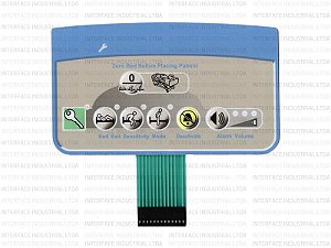 Teclado de membrana para Cama Hill-Rom CareAssist - IP1111