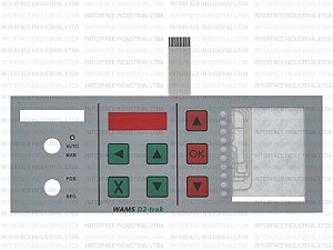 Teclado de Membrana para Máquina WAMS D2-trak