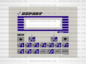 Painel de Membrana para Série Expert F1752.12/0P